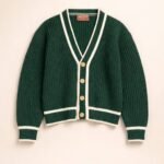 Premium Yeşil Triko Hırka