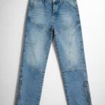 baggy  pantolon. Kirli Mavi