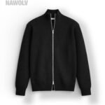 2Fermuarlı Triko Ceket