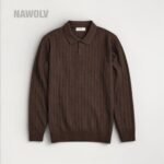 Slim Fit Polo Yaka Klasik Kazak