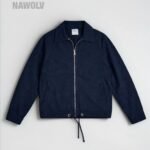 Erkek Lacivert Fermuarlı Ceket